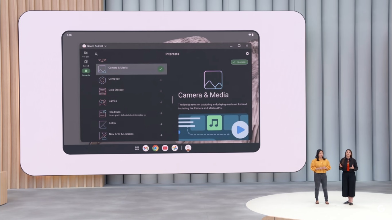 Android 16 a režim desktopu