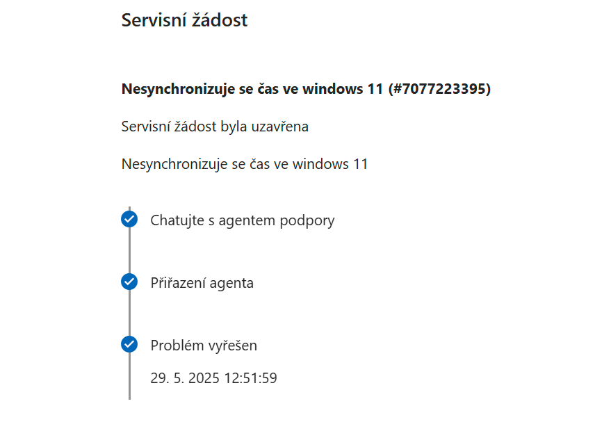 Microsoft podpora