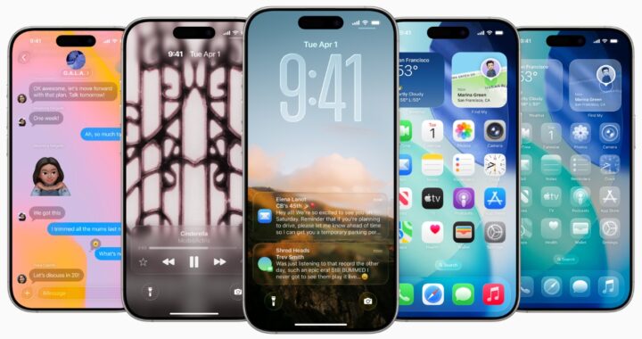iOS 26 v novém designu Liquid Glass