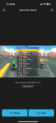 Switch 2 a screenshot