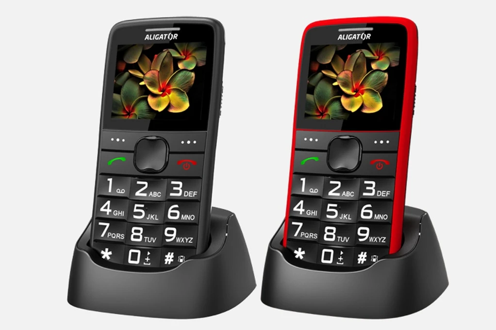 Tlačítkový telefon Aligator A675 Senior