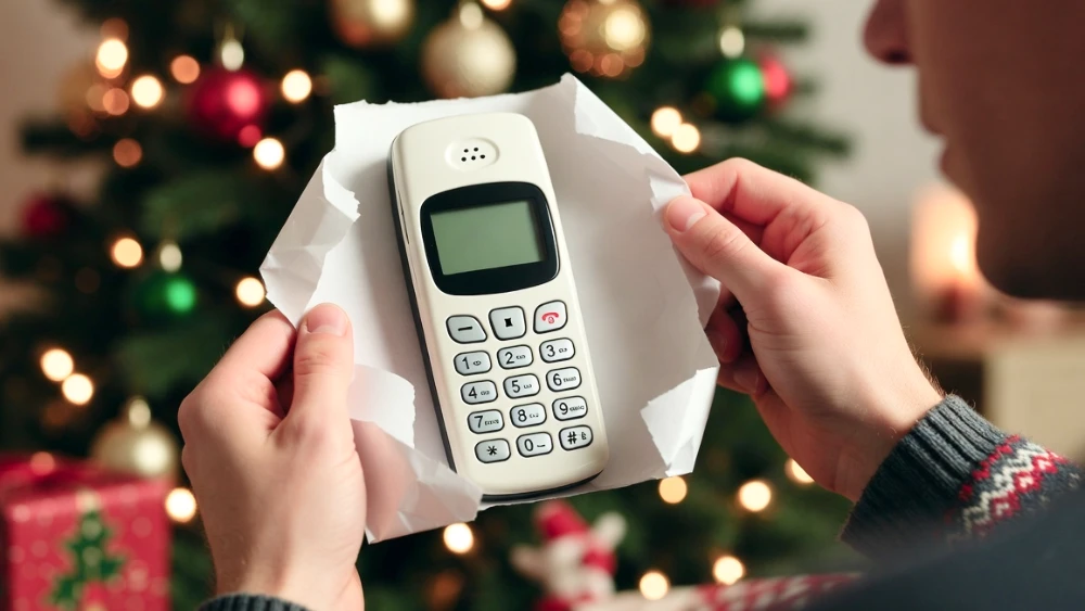 Tlačítkový telefon, Vánoce 2025