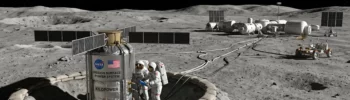 NASA jaderný reaktor na Měsíci
