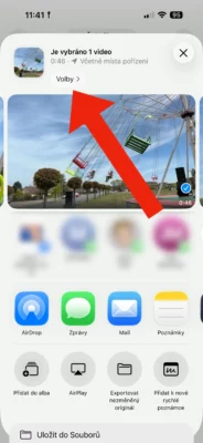 konverze videa iPhone