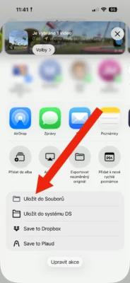 konverze videa iPhone
