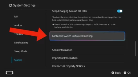 switch 2 vyšší výkon nastavení