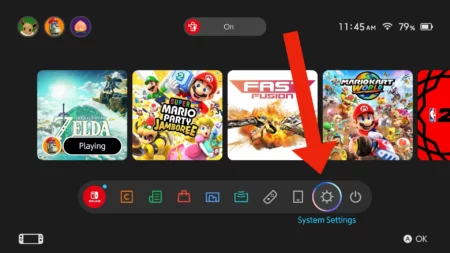 switch 2 vyšší výkon nastavení