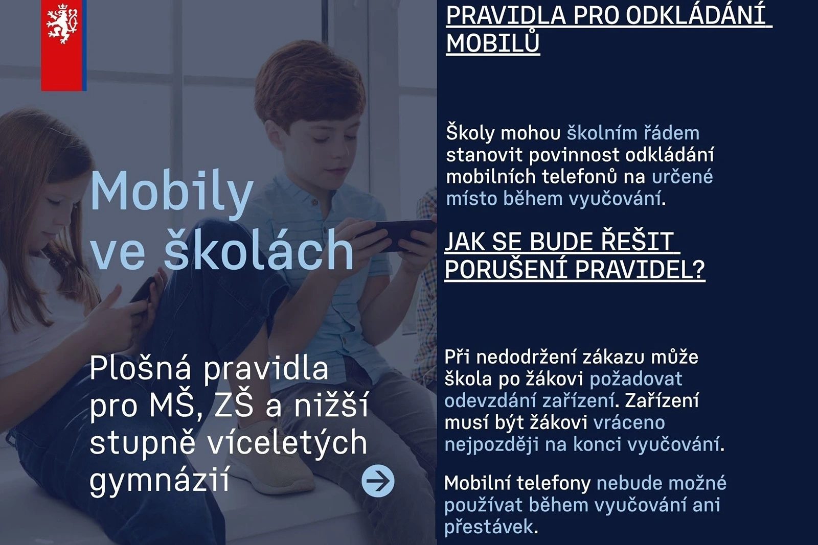 Zákaz telefonů na školách