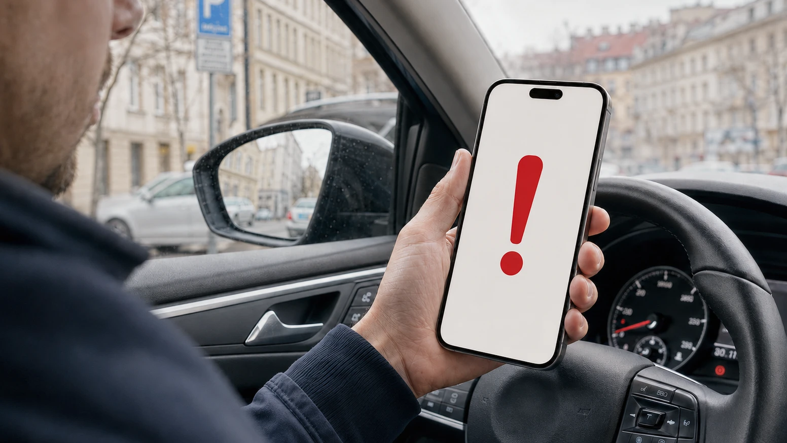 Podvod s parkováním přes falešnou SMS "EasyPark"