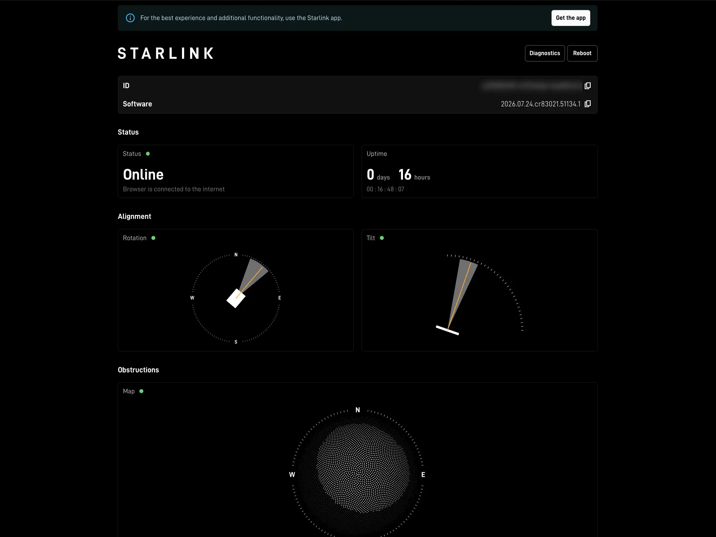 Starlink 192.168.100.1