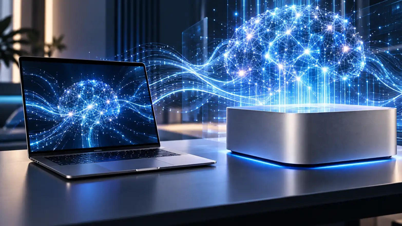 MacBook Pro vs. Mac Studio srovnání AI modelů